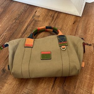 Dooney & Bourke beige made in Mexico Small Duffle